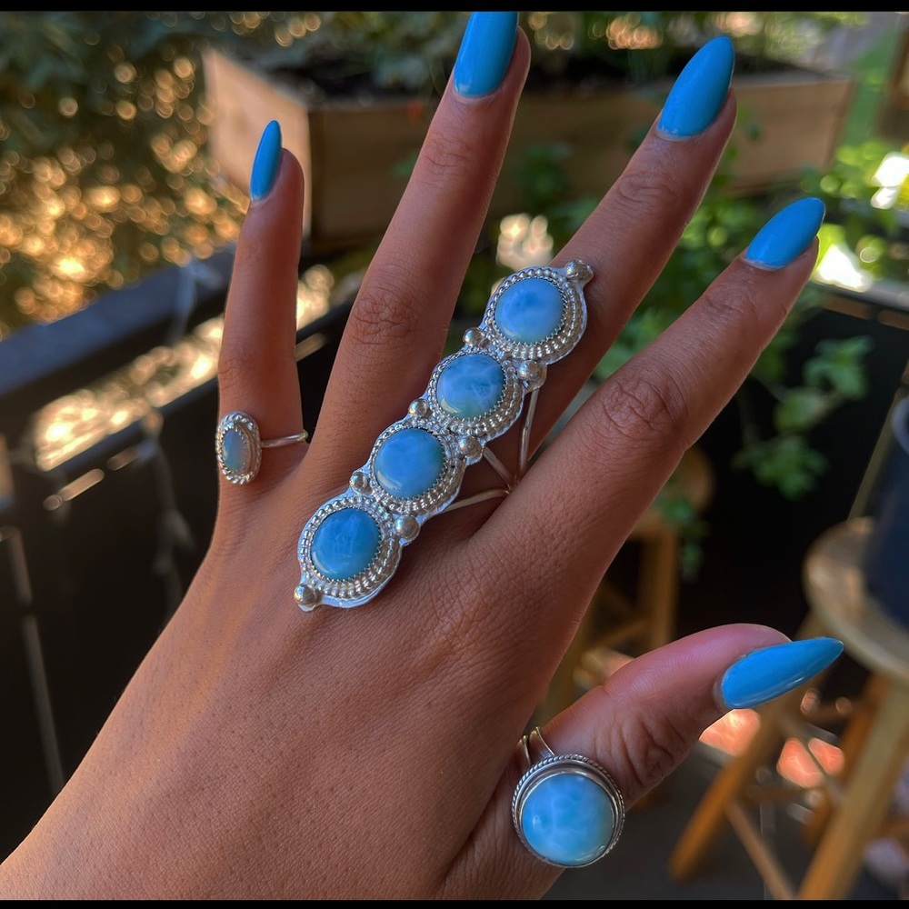 Larimar Ring - image 1